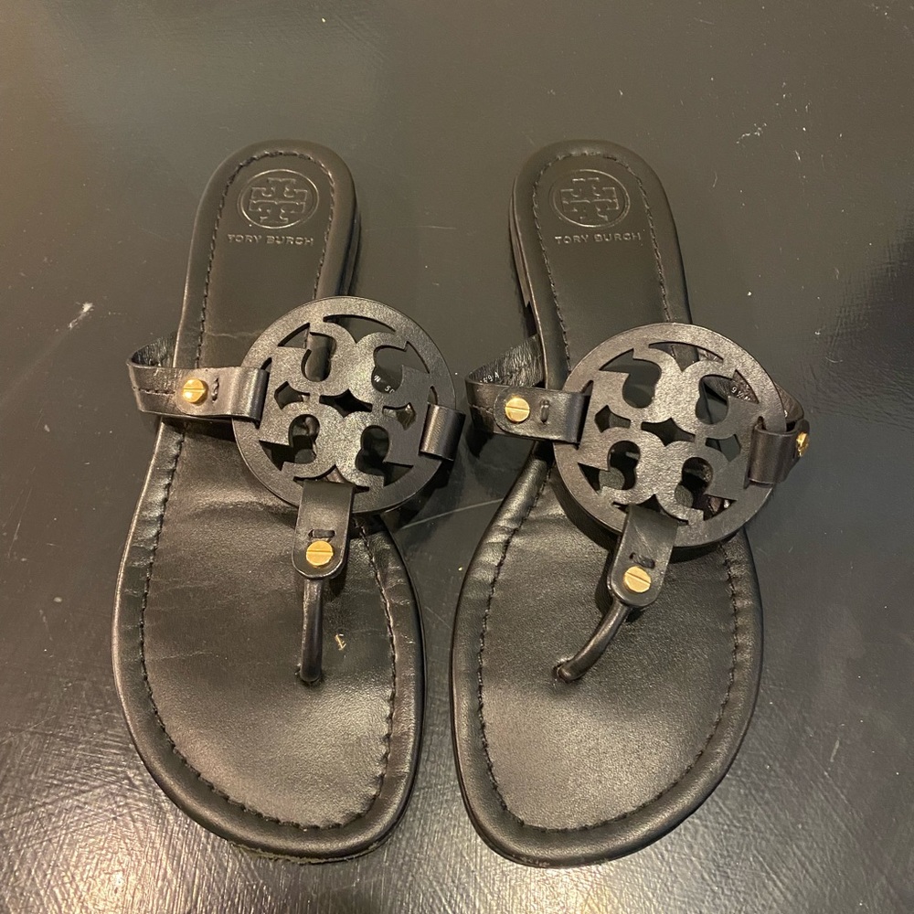 Tory Burch Miller sandals black